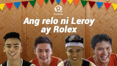 ang relo ni leroy ay rolex|pass the message game filipino.